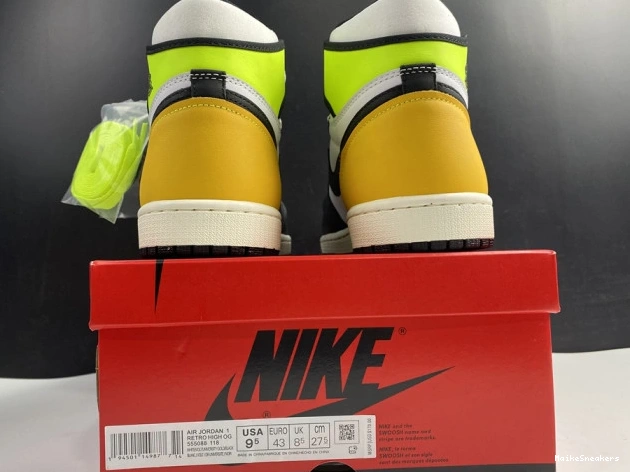 MaikeSneakers AIR RETRO 555088-118 OG 'VOLT JORDAN HIGH GOLD' 1 0804